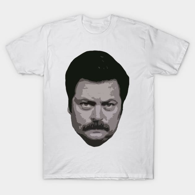 Ron Swanson T-Shirt by raidrival